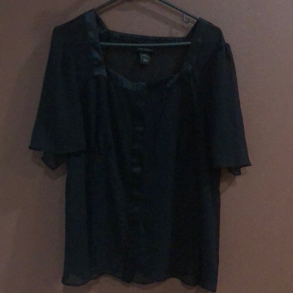 Womens Black Blouse